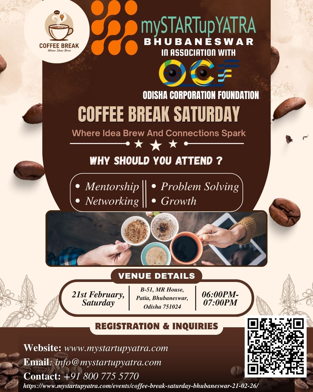 Coffee Break Saturday Bhubaneswar